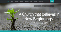 Desktop Screenshot of newbeginning-church.com